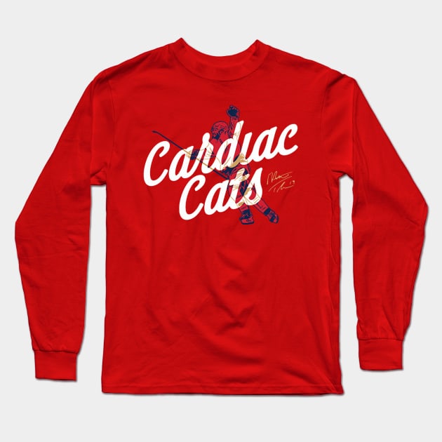 Matthew Tkachuk Cardiac Cats Long Sleeve T-Shirt by stevenmsparks